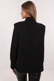 Chic Women's Button-Up Shirt with Detachable Brooch