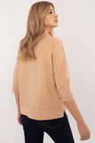 Casual Cotton Blouse with 3/4 Sleeves for Everyday Style