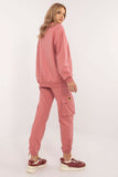 Chic Cotton Tracksuit Set with Trendy Chain Pocket