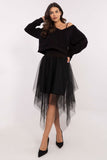 Chic Women's Blouse and Tulle Midi Dress Set for Everyday Style