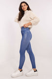 High-Rise Denim-Effect Leggings for Effortless Style