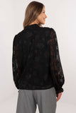 Elegant Women's Shirt with Decorative Embroidery and Collar