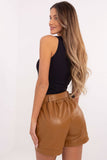 Elegant Eco Leather Women's Shorts for Stylish Comfort