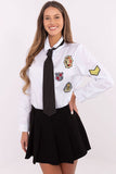 Chic Women's Button-Down Shirt with Unique Details