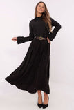 Elegant Maxi Skirt with Rhinestones and Pockets for All Occasions