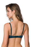Elegant Green Push-Up Bra for Confidence & Style