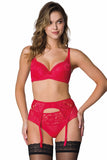 Elegant Lace Push-Up Bra with Adjustable Straps & Removable Pads