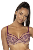 Elegant Lace Underwire Bra with Adjustable Straps