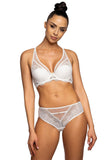 Delicate Lace Push-Up Bra with Adjustable Straps and Inserts