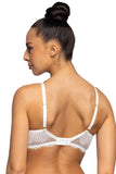 Delicate Lace Push-Up Bra with Adjustable Straps and Inserts