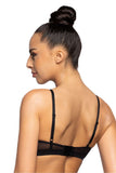 Delicate Sheer Triangle Bralette with Adjustable Straps