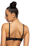 Exquisite Push-Up Bra with Charming Dots and Cotton Lining