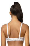 Elegant Lace Push-Up Bra with Flirtatious Design