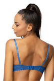 Elegant Lace Push-Up Bra with Adjustable Straps