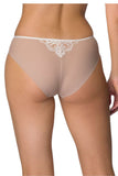 Elegant Lace-Trimmed Panties in Beige-Milk for Comfort