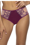 Elegant Beige and Purple Lace Women's Panties for Comfort