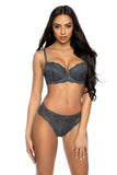 Delicate Gray Lace Panties for Effortless Elegance