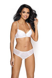Elegant Mesh Embroidered Panties with Decorative Trim