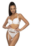 Sensual Lace Thong with Elegant Back Detail for Women