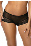 Elegant Black Lace and Tulle Thong for Special Occasions