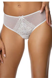 Elegant Lace and Mesh Thong for Flawless Comfort
