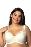 Lace Cleavage-Enhancing Bra with Decorative Straps