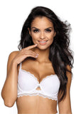 Elegant Lace Push-Up Bra and Flirtatious Bottom Set
