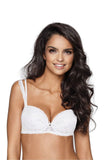 Elegant Lace Push-Up Bra with Adjustable Straps & Inserts
