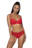Lace Push-Up Bra with Adjustable Straps & Bow Detail