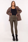 Chic Faux Leather High-Waist Leggings for Stylish Comfort