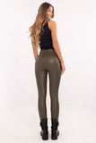 Chic Faux Leather High-Waist Leggings for Stylish Comfort