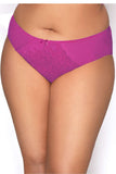 Tempting Magenta Lace & Mesh Big Panties for Ultimate Comfort