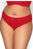 Seductive Red Lace & Mesh Big Panties for Ultimate Comfort