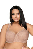 Elegant Red Lace Bra for Stunning Cleavage and Support