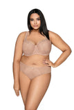 Elegant Red Lace Bra for Stunning Cleavage and Support