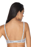 Delicate Lace Push-Up Bra with Charming Dot Design