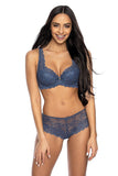 Elegant Sapphire Lace Bra for All Bust Types