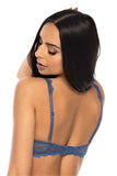 Elegant Sapphire Lace Bra for All Bust Types