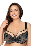 Elegant Lace Soft Bra for Curvy Comfort and Style