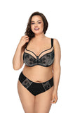 Elegant Lace Soft Bra for Curvy Comfort and Style
