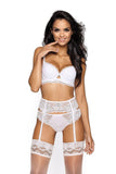Lace Garter Belt with Bow Detail for Alluring Elegance