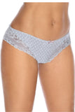 Delicate Lace & Knit Thong for Effortless Elegance