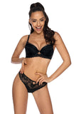Lace and Mesh Angel Panties with Bow Detail