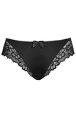 Elegant Lace-Trimmed Women's Panties with Bow Detail