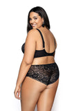 Elegant Lace Hip-Wrap Panties with Cotton Gusset