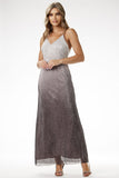 Elegant Ombre Sequin Maxi Evening Dress for Special Occasions