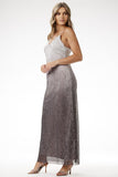 Elegant Ombre Sequin Maxi Evening Dress for Special Occasions