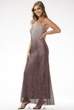 Elegant Strapless Ombre Sequin Maxi Dress for Special Events
