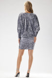 Elegant Sequin Kimono Mini Dress for Special Occasions