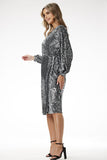 Glamorous Sequin Midi Dress with Long Sleeves for Any Occasion